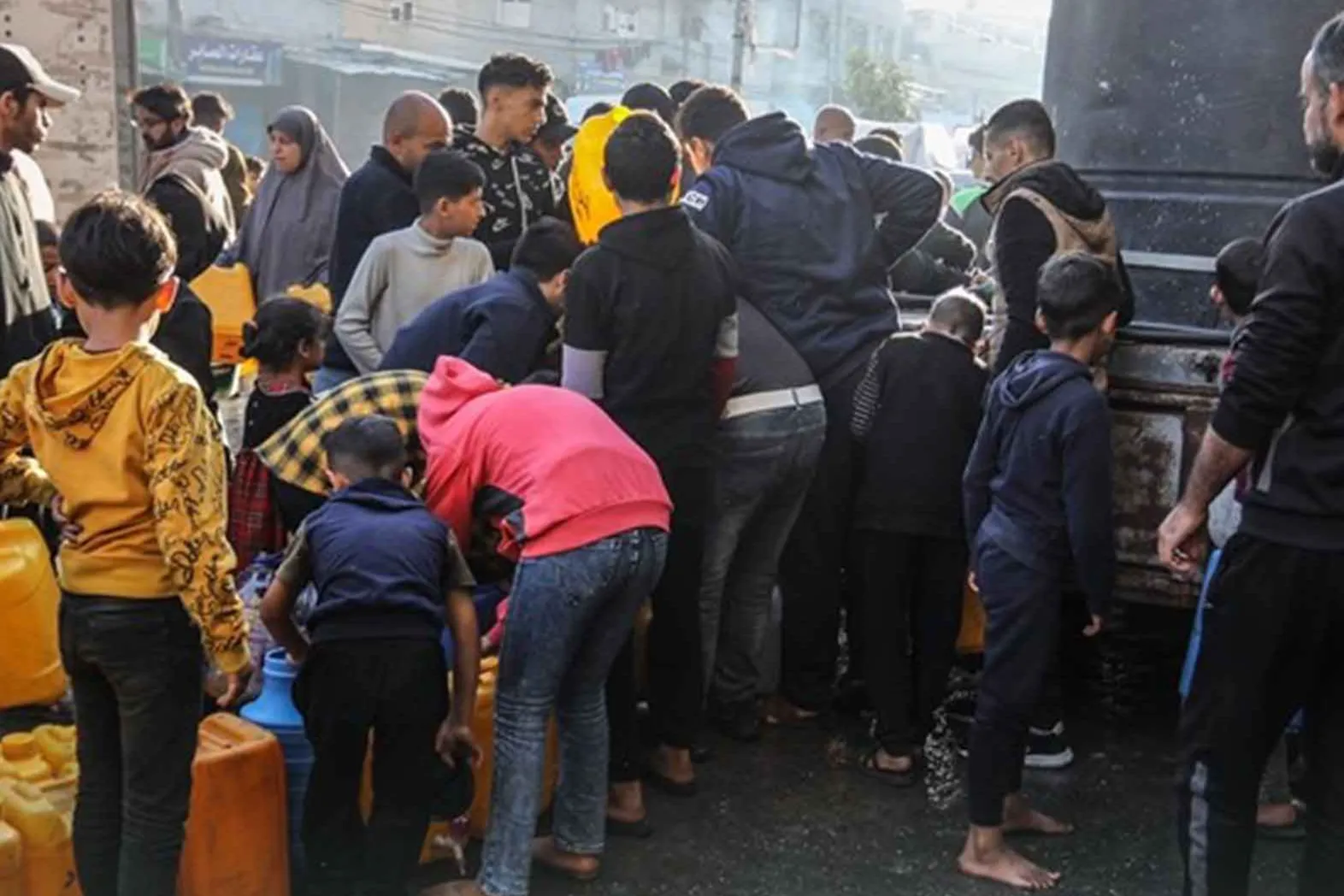 إنجاز مشروع سقيا ماء في شمال غزة